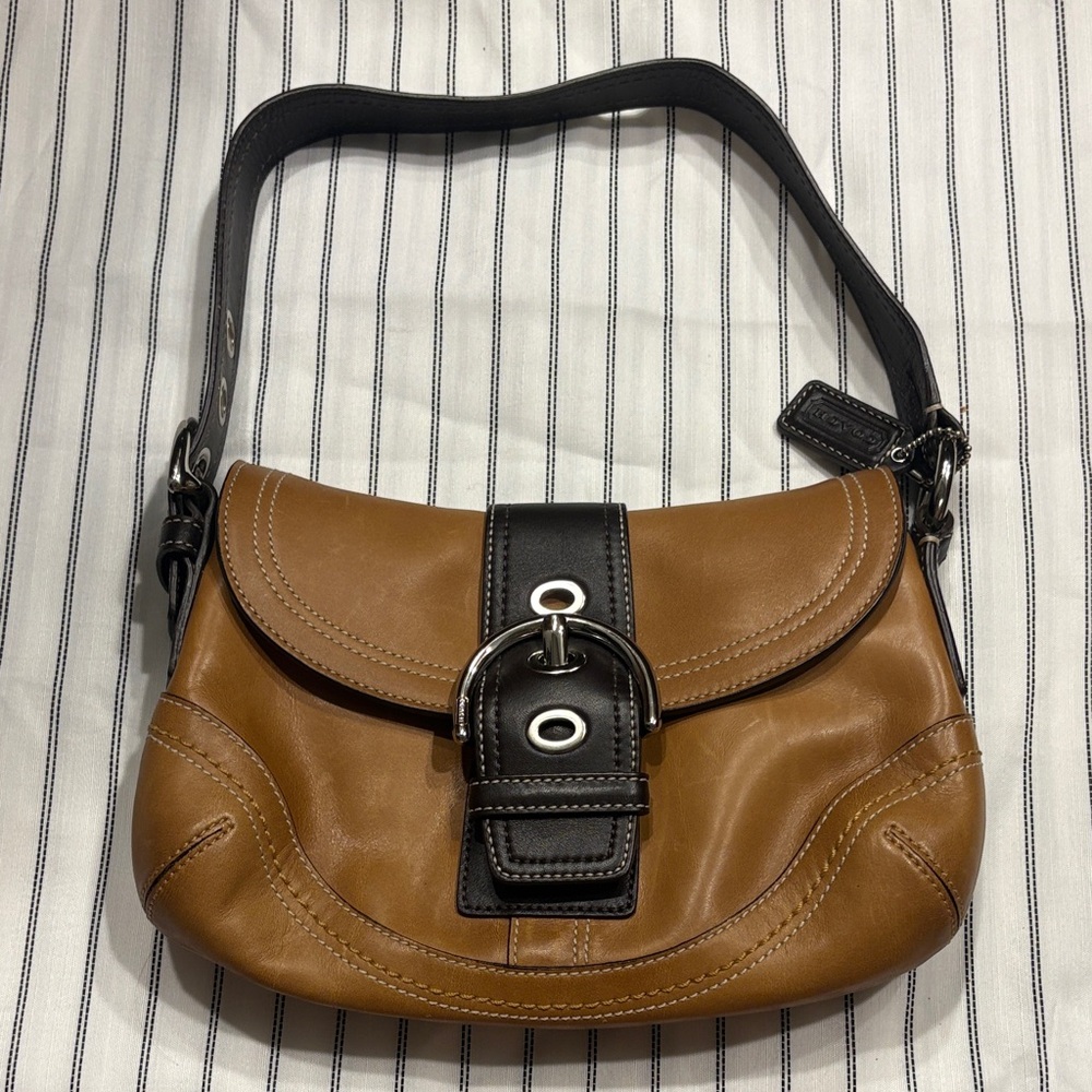 Coach Brown Leather Shoulder Bag